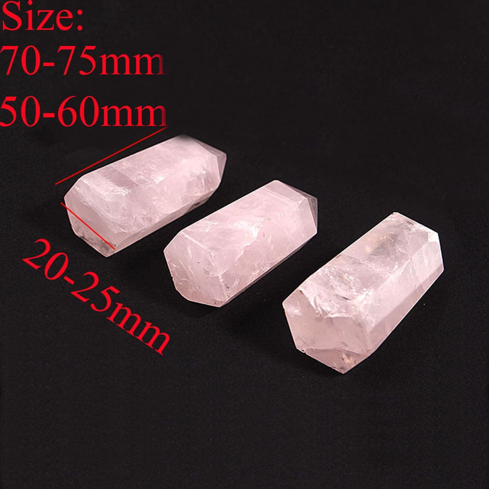 1 Large Rose Quartz Crystal Point for Attracting Love and Heart Chakra Healing