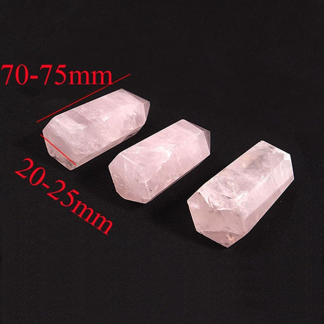 1 Large Rose Quartz Crystal Point for Attracting Love and Heart Chakra Healing